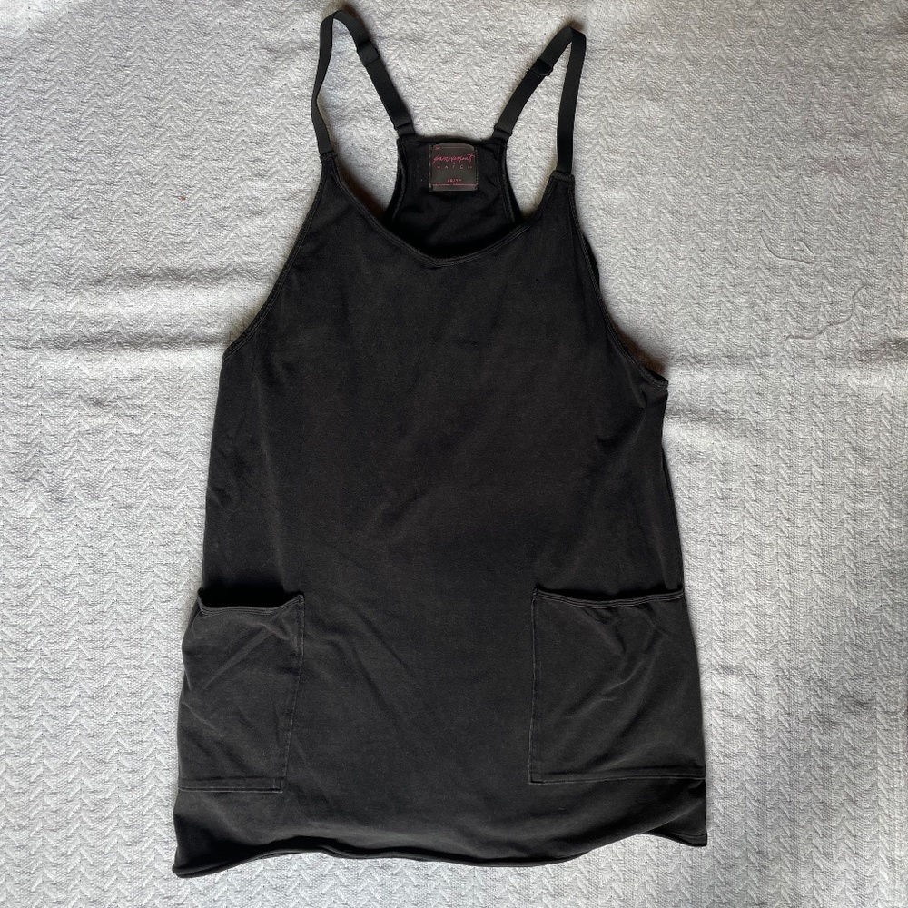 black freepeople hatch hot shot mini maternity dress black